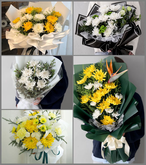 江西上饶上饶县董团乡白事花束代送